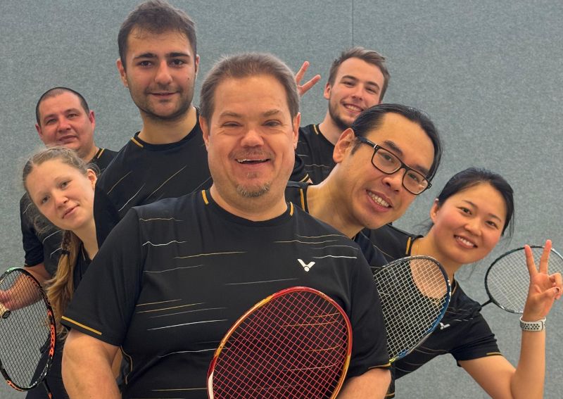 Unser Team in der Kreisklasse BS: Andre Lammert, Mette-Marit Sehlandt, Yasar Atikler, Carsten Borchert, Leonard Neumann, Trung Hieu Nguyen, Yihao Wang